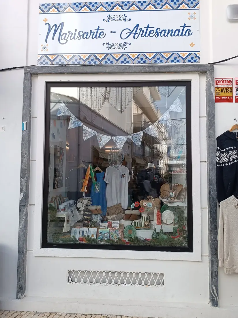 A loja Marisarte em Olhão