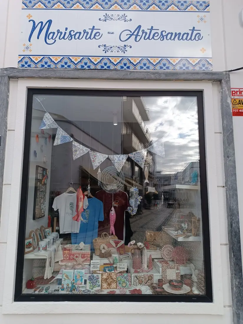 A loja Marisarte em Olhão