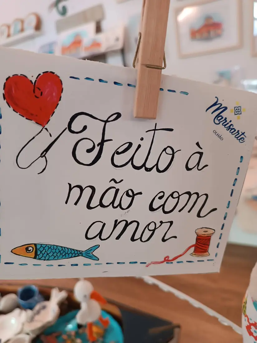 A loja Marisarte em Olhão