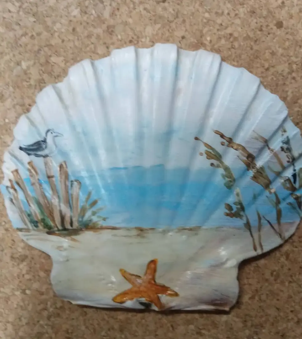 Peça com tema do mar
