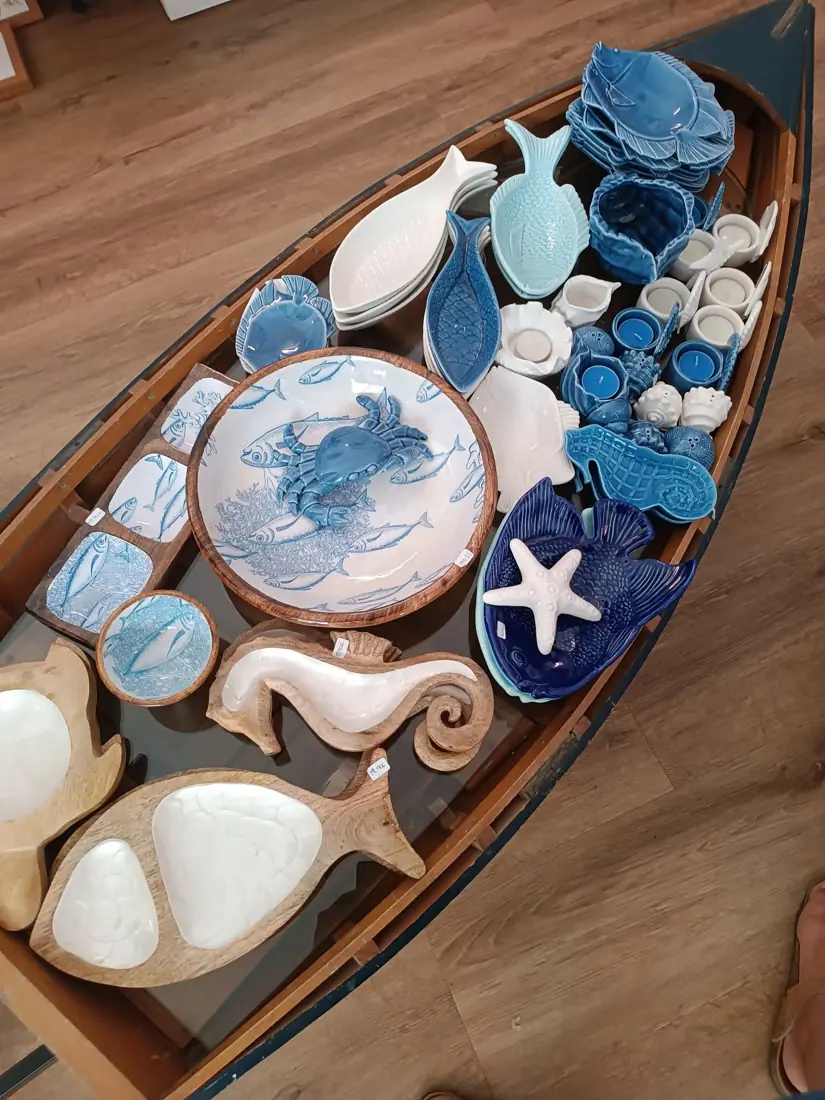 Peça com tema do mar