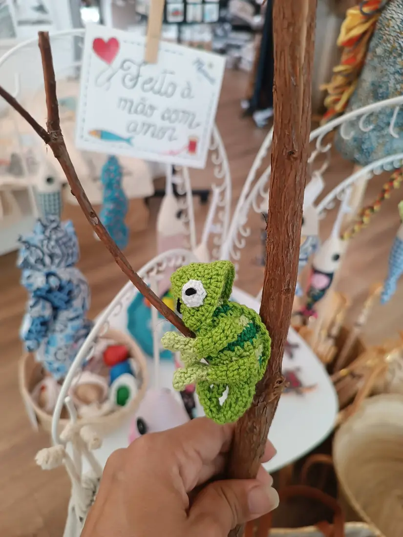 Peça de crochet ou cerâmica